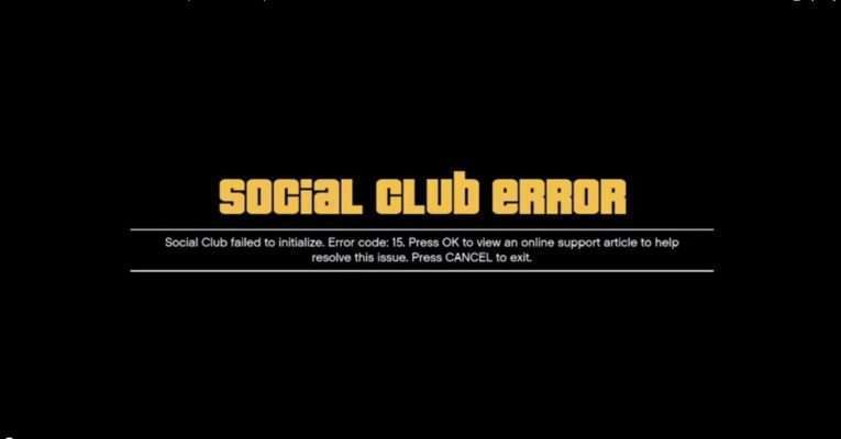 آموزش رفع ارور Social Club failed to initialize جی تی ای وی (GTA V)