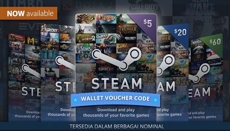 خرید Steam Wallet (استیم والت)