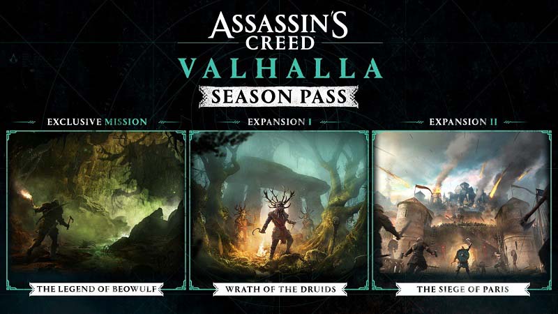 سی دی کی Assassin's Creed Valhalla Season Pass (سیزن پس بازی)
