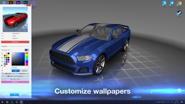 سی دی کی اورجینال Wallpaper Engine