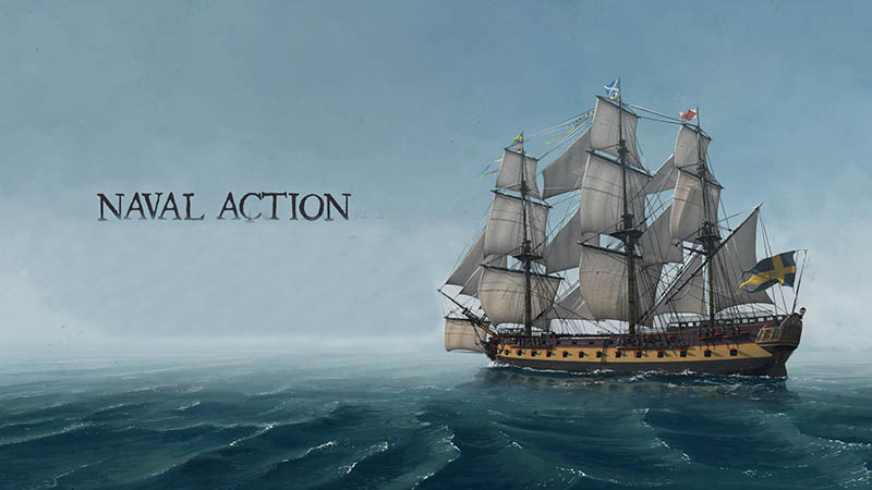 سی دی کی اورجینال بازی Naval Action