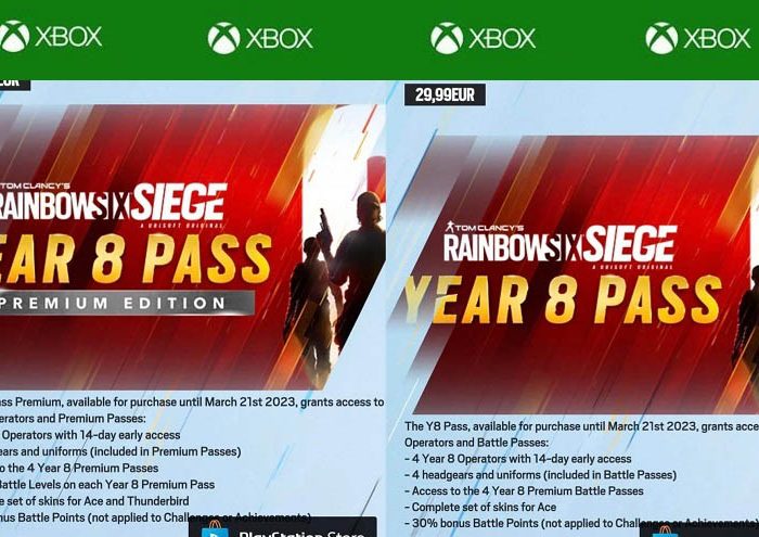 سی دی کی Rainbow Six Siege Year 8 Pass ایکس باکس (Xbox) | سیزن 8 رینبو