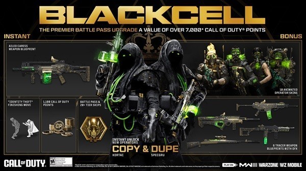 سی دی کی Call of Duty®: Modern Warfare® III - BlackCell (Season 4) کامپیوتر (PC)