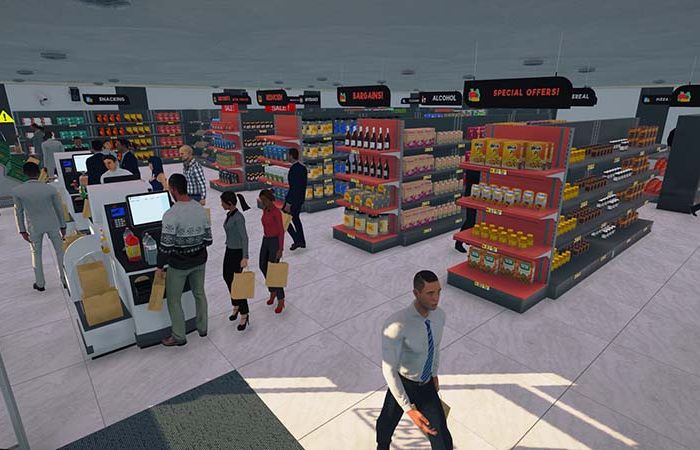 سی دی کی اورجینال بازی Supermarket Simulator کامپیوتر (PC)
